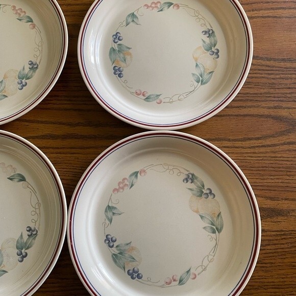 4 Corelle by Corning 10 1/4” Abundance Dinner Plates - Picture 4 of 8
